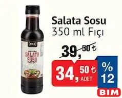 FIÇI SALATA SOSU 350 ML fiyat ve kampanya bilgisi